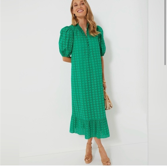 💚NWOT Hyacinth House Green Eyelet Midi Tryall
Dress size Small💚 - Picture 4 of 7